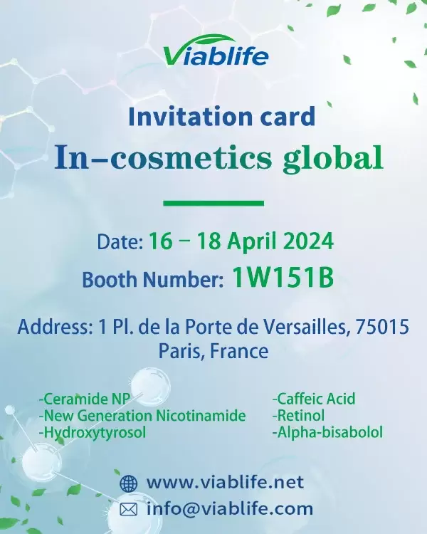 Viablife to Showcase Groundbreaking Raw Materials at In-cosmetics Global 2024