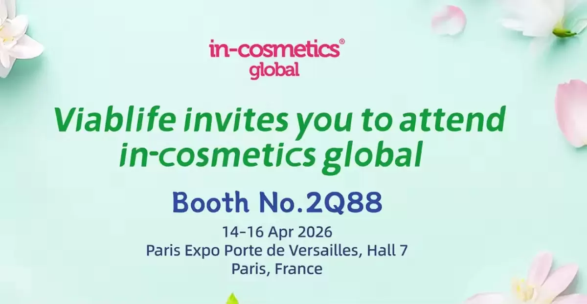 Viablife Invites You to Attend in-cosmetics Global 2026