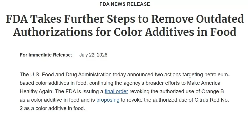 FDA Clears Outdated Colorant Authorization｜Viablife Indigoidine&reg;, Bio-based Alternative for Green Coloring