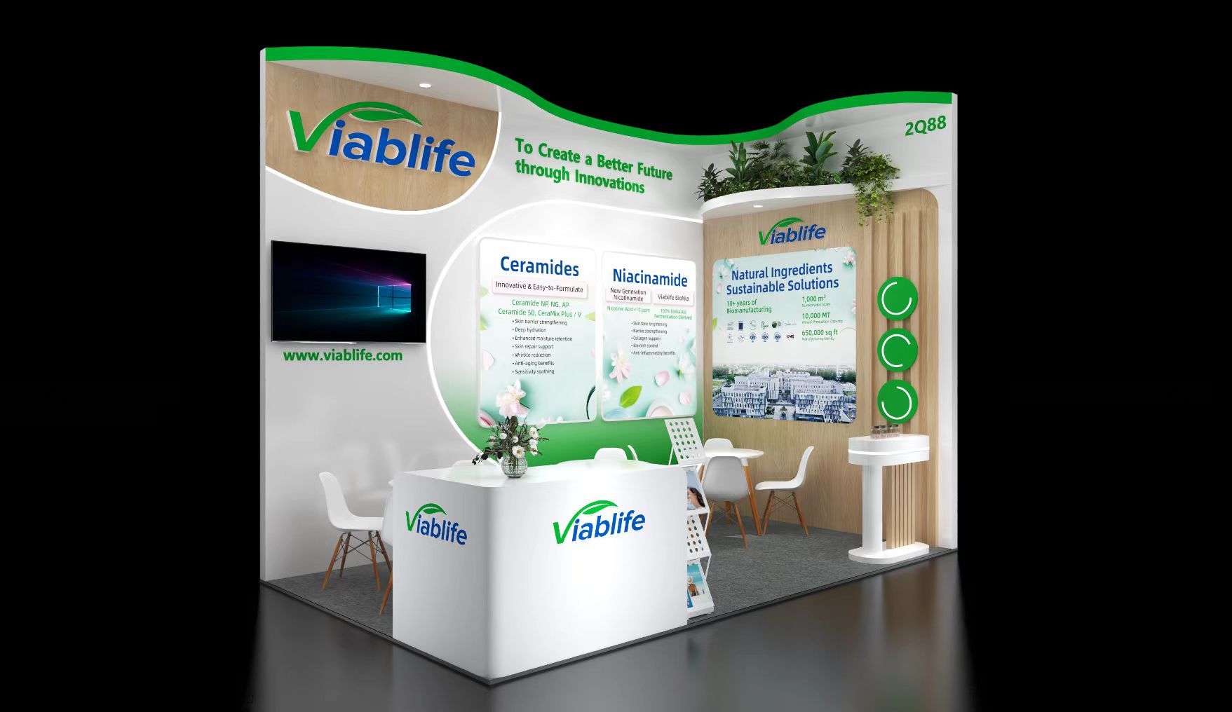 Viablife Booth Viablife Booth