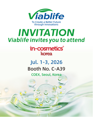 Join Viablife at in-cosmetics Korea 2026 Join Viablife at in-cosmetics Korea 2026